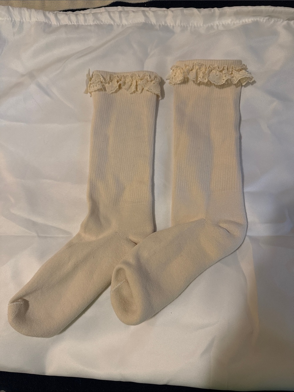 Tanner Fletcher Lace Trim Socks